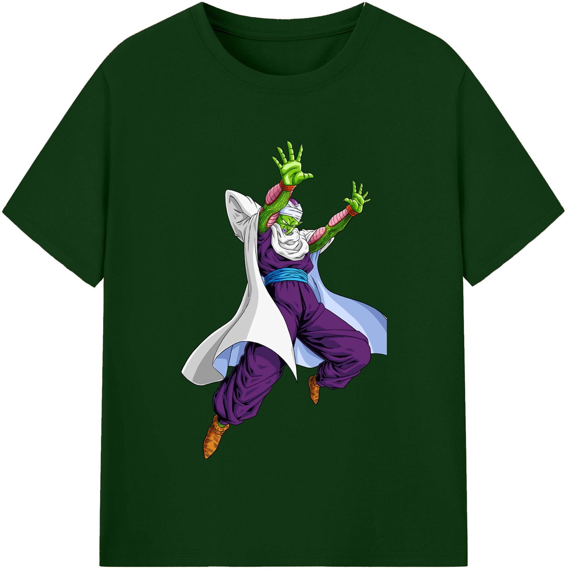 （画像用） ドラゴンボール ピッコロ DRAGON BALL Piccolo 綿100％半袖Tシャツ（フロントプリント）